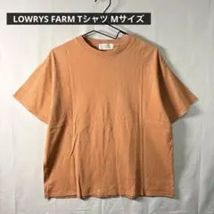 LOWRYS FARM Tシャツ オレンジ 無地 半袖 コットン Mサイズ