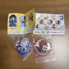 僕のヒーローアカデミア 缶バッジ・ラバースタンドセット切島鋭児郎 飯田天哉