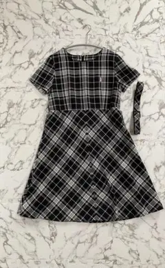 EAST BOY イーストボーイ 150 チェック 半袖ワンピース フォーマル