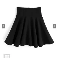 GRL インパン裏地付きコルセット風フレアミニスカート[gm728]