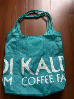 KALDI　エコバッグ　ライトブルー