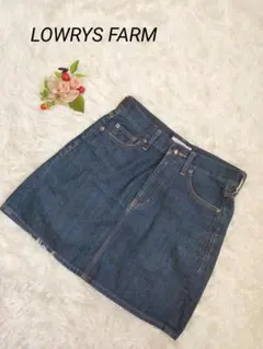 LOWRYS FARM ミニスカート デニム　S