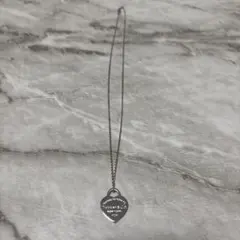 Tiffany & Co. シルバー ハートネックレス