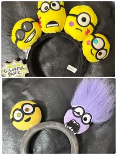 ユニバ　ミニオン　カチューシャセット USJ