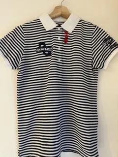 PEARLY GATES ストライプポロシャツ