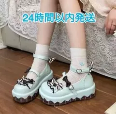 あーる様　チョコミントシューズ &チョコミントロリータジャンスカセット 新品