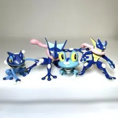 モンコレ ゲコガシラ ゲッコウガ ポケモン フィギュアおまけケロマツ　4体セット