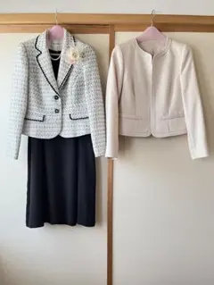 セレモニースーツ、コサージュ4点セット