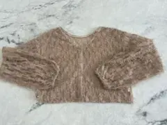 チュール カーディガン