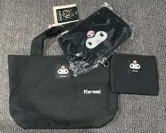 Kuromi クロミちゃん3点セット＊ミニトートバッグ＊ポーチ＊サンリオ＊