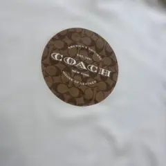 COACH ホワイト Tシャツ　サイズL