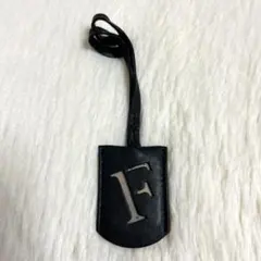 FURLA フルラ ロゴ バッグタグ チャーム 黒