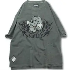 GALFY ガルフィー 染め染めわんちゃんボロボロTee