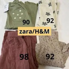 新品ありパンツまとめ売り　90-98cm zara,h&mのサムネイル