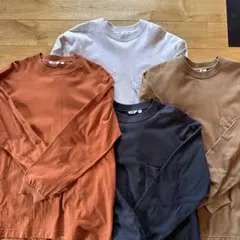 UNIQLO U 長袖カットソー Lサイズ 4色セット