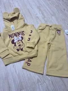 GAPミニー フード付きトレーナーとパンツセット 90