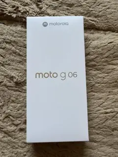 【新品未使用未開封】MOTOROLA moto g06 タペストリーブルー
