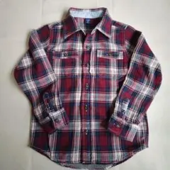 美品　babyGAPチェックシャツ110