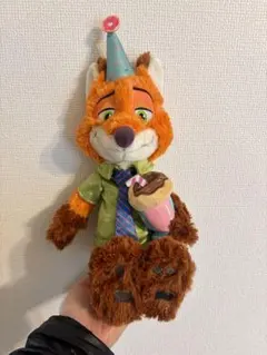 上海ディズニーランド 小さい旅人 ズートピア ニック ぬいぐるみ