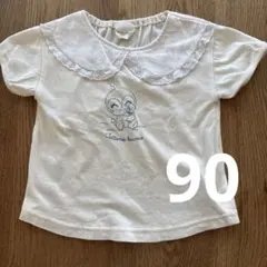 アンパンマン ドキンちゃん レース付き襟 半袖　Tシャツ 90 クリーム