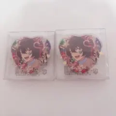 朔間凛月 ホワイトデー ハート型缶バッジ 2個セット