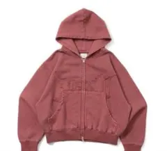 ピンク ジップアップ スウェットパーカーBLESSU BlessU ジップパーカー ピンク