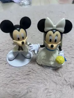ミッキー ミニー ウェディング ケーキトッパー