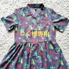 BABYDOLL　DISNEY　コラボ　ワンピース　アロハ柄　ディズニーのサムネイル
