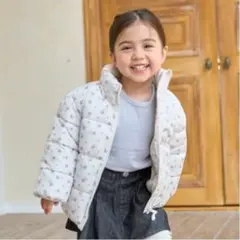 petit main 中綿ジャケット 90㎝　花柄