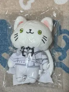 ツキウタ。 池袋月猫物語 アイマスク付きぬいぐるみキーホルダー 隼のサムネイル