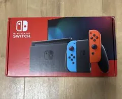 Nintendo Switchネオンオレンジブルー∴マリカ8・モンハンライズ付き