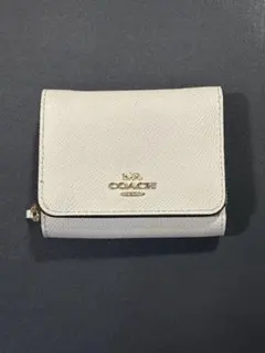COACH ホワイト 三つ折り財布