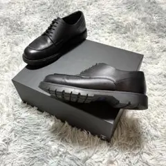 【美品】KLEMAN FRODAN 本革 42 フランス製 BLACK Uチップ