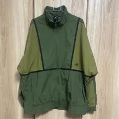 adidas ナイロンジャケット カーキ メンズ