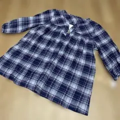 lorenzo righi チュニック 長袖 七部丈　ネイビー/パープル