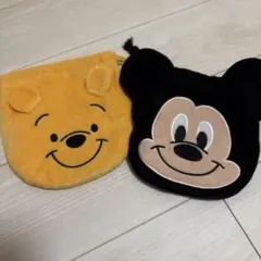 ディズニープーさん＆ミッキーマウス ポーチセット