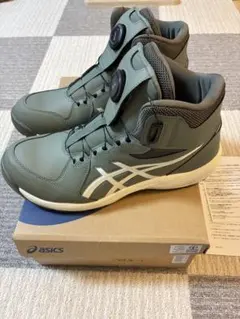 72 asics アシックス CP209 105 安全靴 クリーム×トープグレー - メルカリ