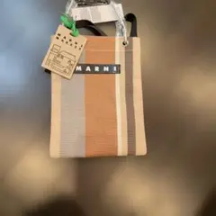 【ラスト1】MARNI MARKET ストライプ ショルダーバッグのサムネイル