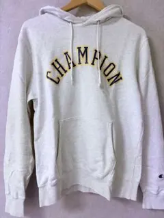 Champion カレッジロゴプリントパーカー M