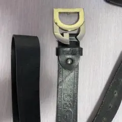 D&G レザーベルト ブラック