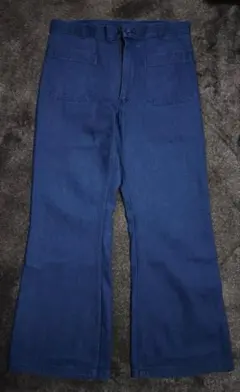 U.S. Navy セーラーパンツ　ワイドフレア　ルーズ　古着vintageのサムネイル
