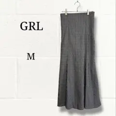 【新品タグ付】GRL グレイル バックレースアップ マーメイドスカート M