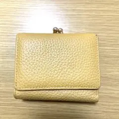 がま口財布 ミニ財布 財布 レディース 牛本革 三つ折り