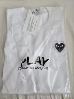新品 COMME des GARÇONS PLAY Tシャツ M メタルストーン