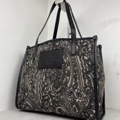 美品・現行✨ ETRO エトロ トートバッグ ジャガード ペイズリー 肩掛けのサムネイル