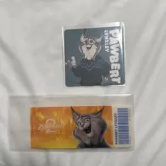 ズートピア2 パウバート コースター チケット セット カフェ オーマイカフェ