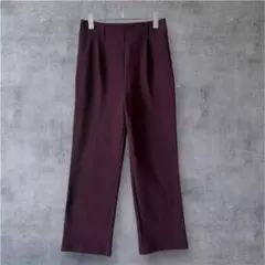 GLOBAL WORK/パープル ワイドパンツ ウエストゴム Mサイズ