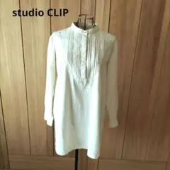 studio CLIP　スタディオクリップ　バンドカラー　シャツチュニック