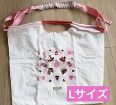 【限定価格】フェイラー柄　刺繍エコバッグ　Lサイズ