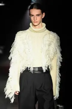 CHRISTIAN DADA Fringe Knit Sweater